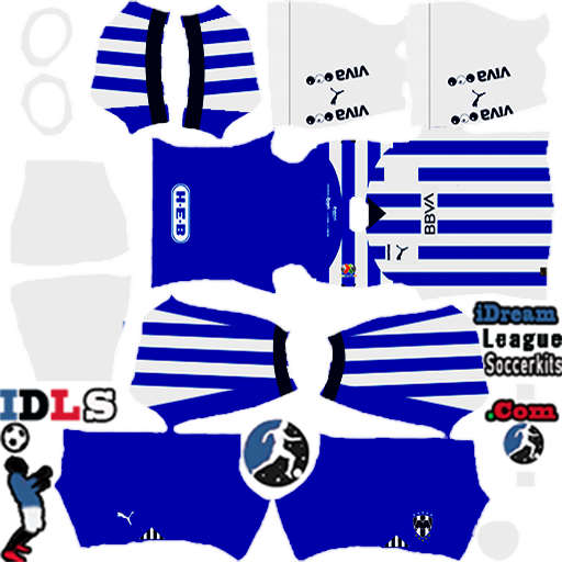 CF Monterrey DLS Kits 2024 Dream League Soccer 2024 Kits