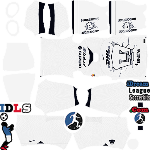 Pumas UNAM DLS Kits 2024 Dream League Soccer Kits 2024