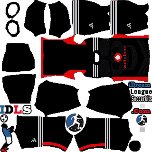 Orlando Pirates FC DLS Kits 2024 Dream League Soccer 2024 Kits