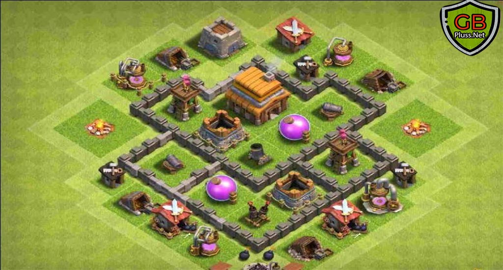 Best TH4 Farming Layout