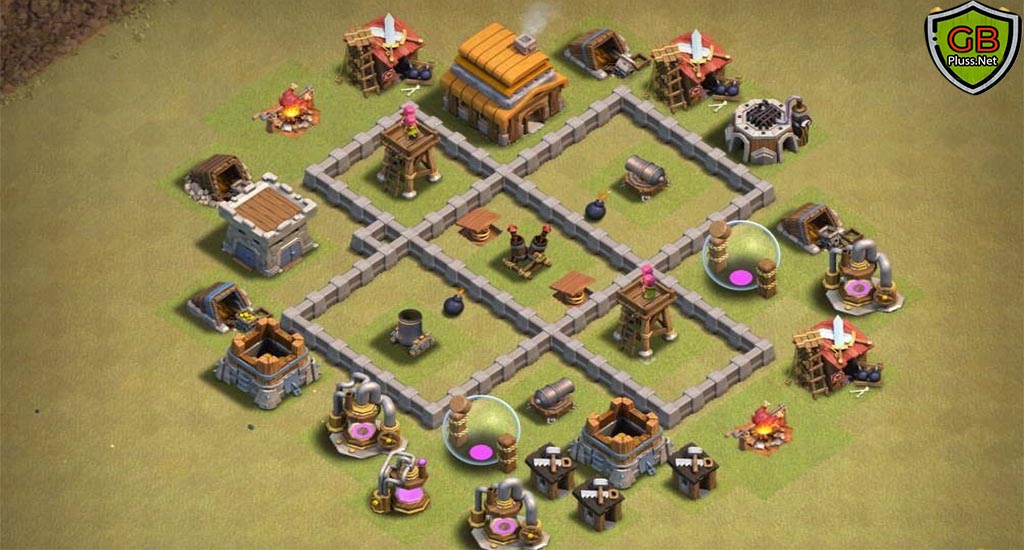 Best TH4 Trophy Layout