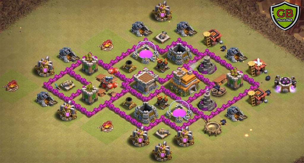 Best TH6 Trophy Layout