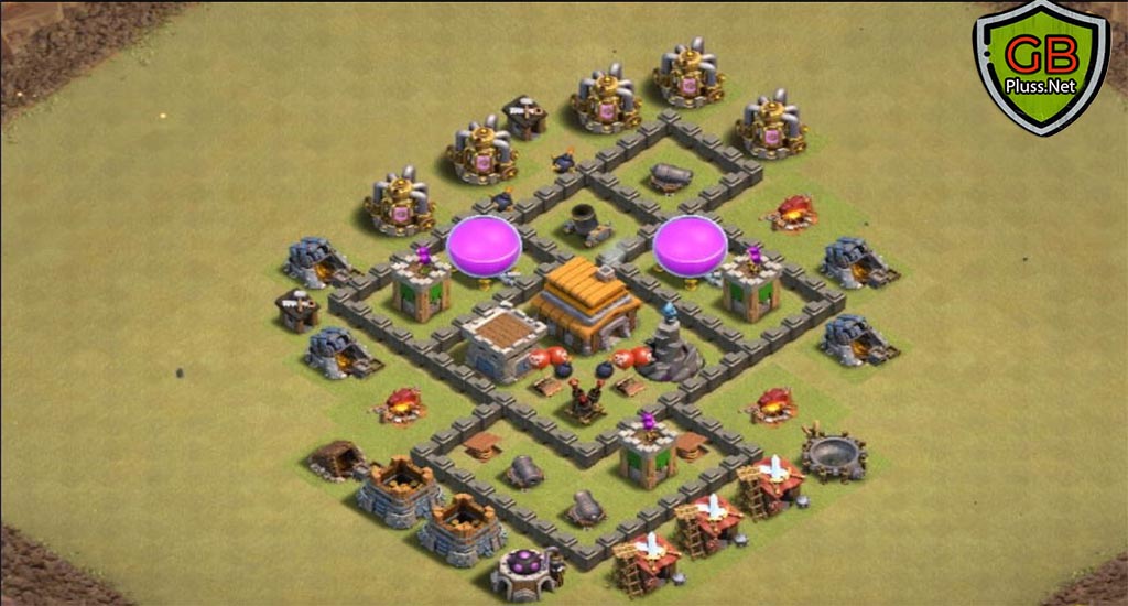 clash of clans th5 war layout link