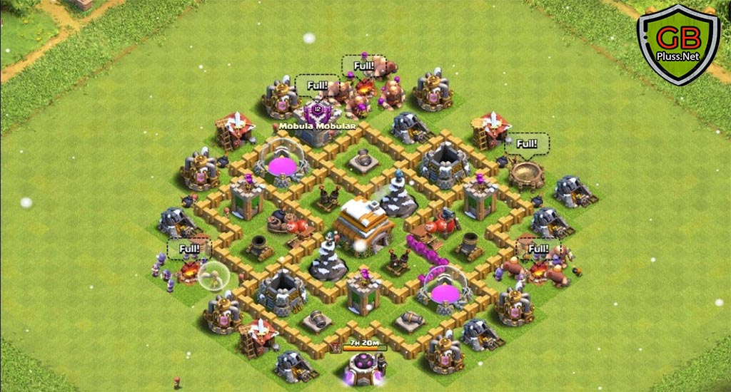 clash of clans th6 war layout link