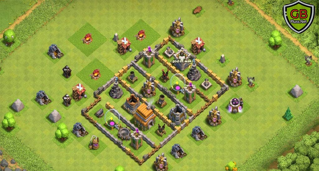 coc th6 hybrid base layout link