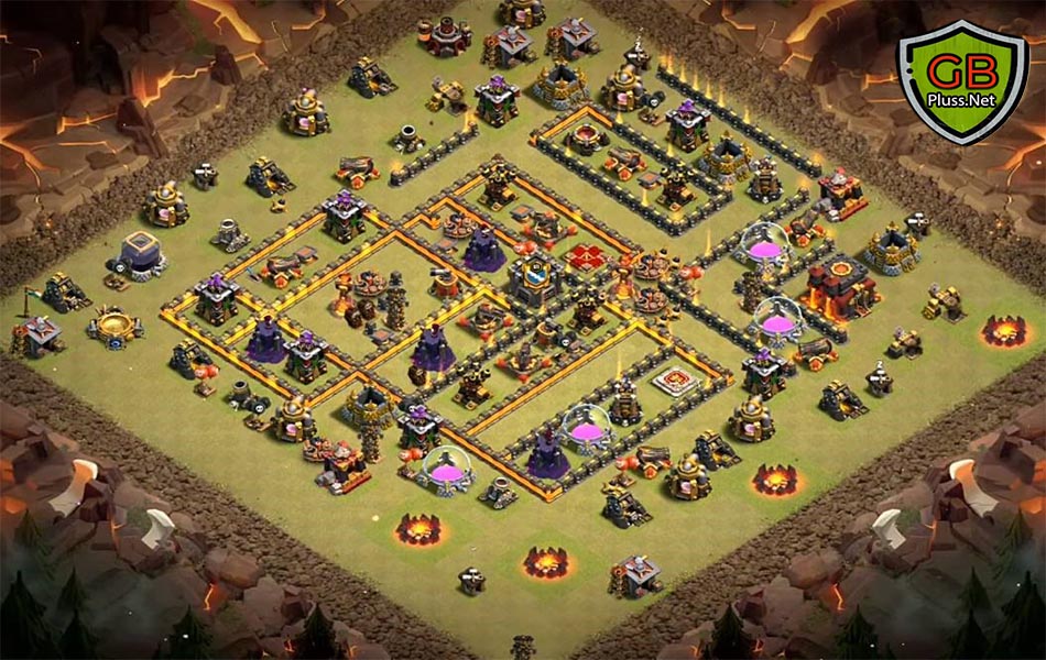 Best TH10 Trophy Layout