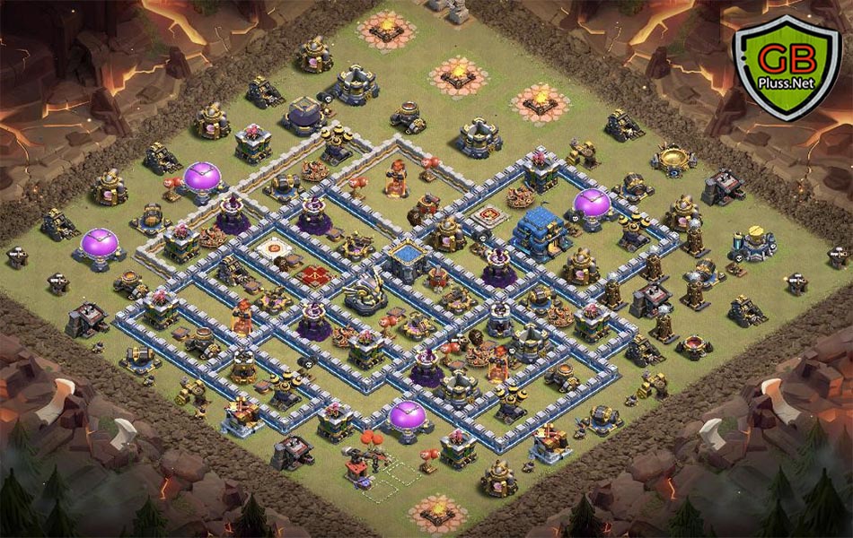 best th12 war base links