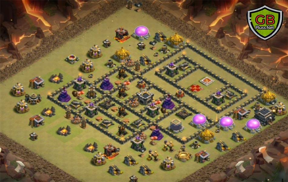 best th9 war base links