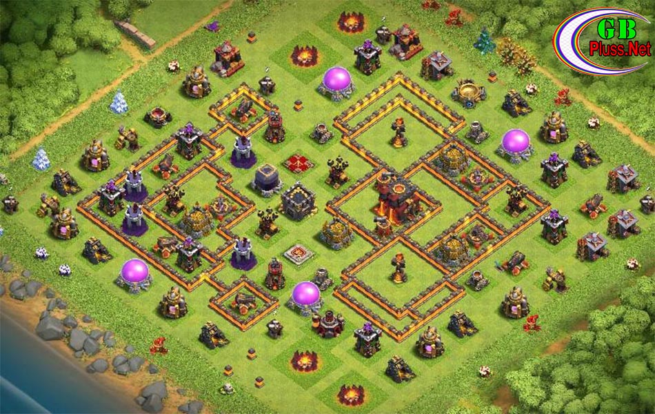 clash of clans th10 war layout link