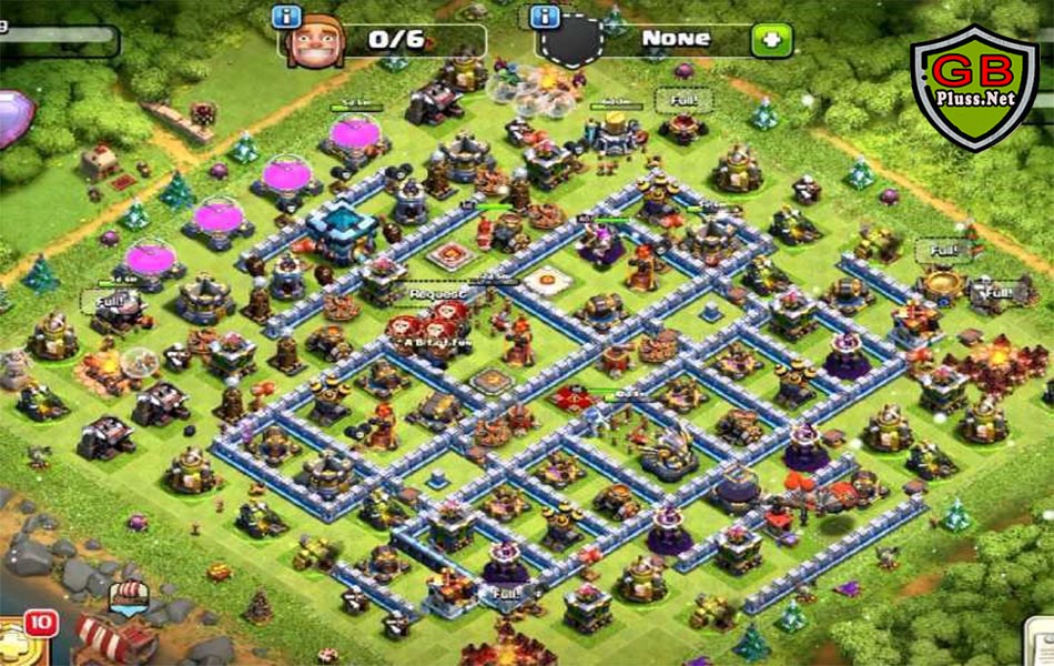 clash of clans th13 war layout link