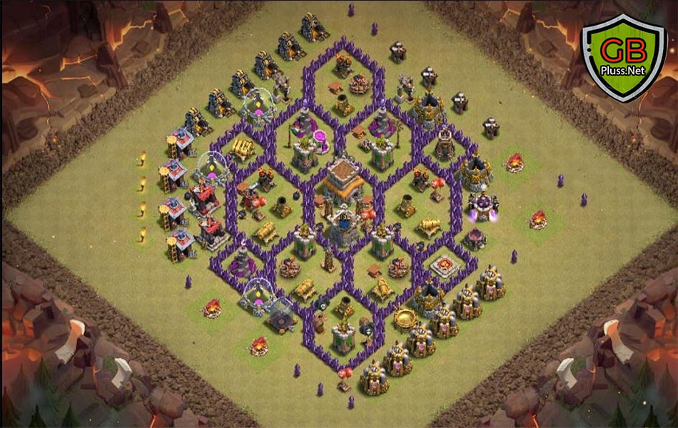 clash of clans th8 war layout link