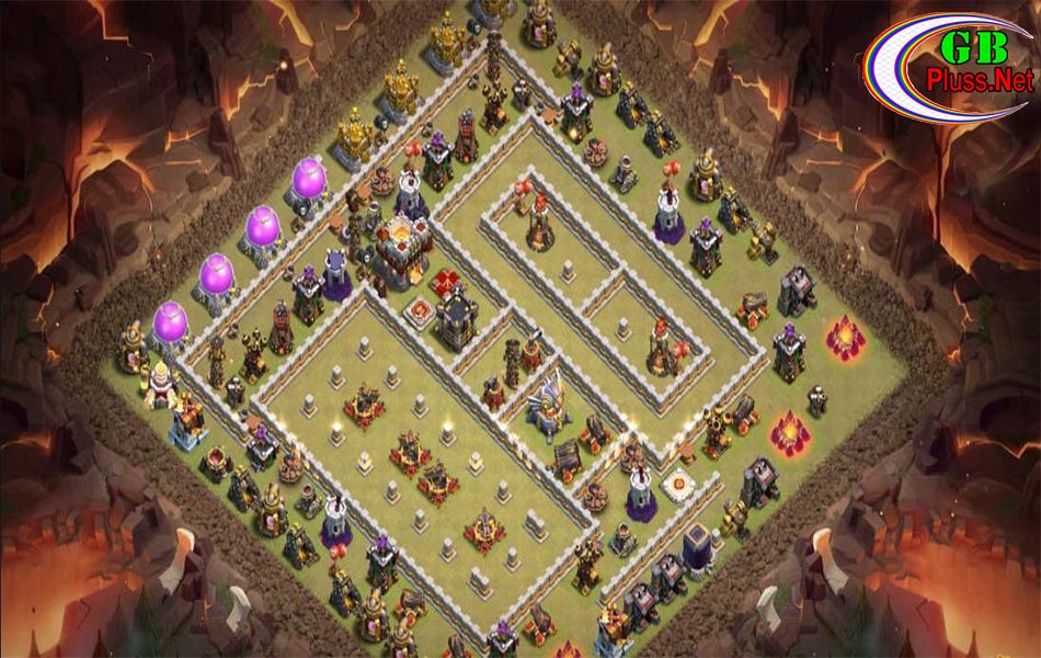 coc th11 hybrid base layout link