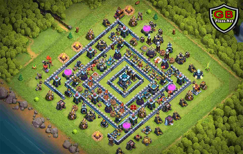 coc th13 farming base layout link