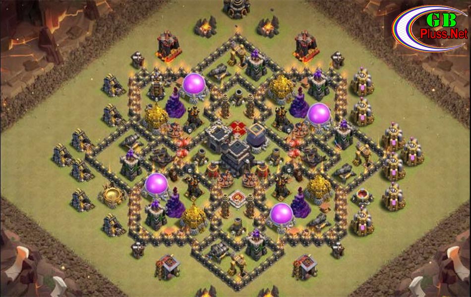 coc th9 hybrid base layout link