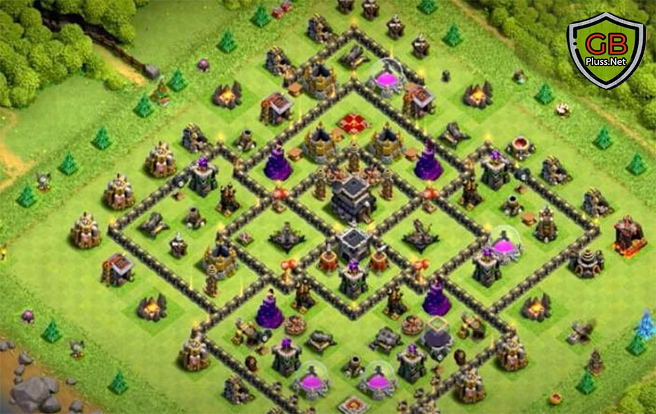 level 9 farming base link anti 3 stars