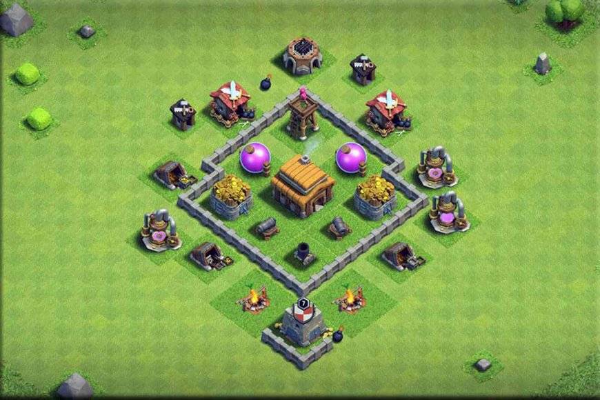 3 star th3 war base link