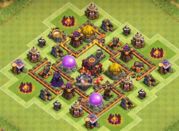 Clash of Clans Best th5 hybrid Base 2023