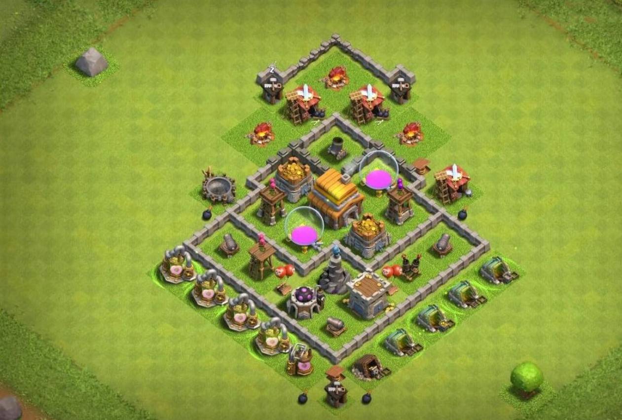 Town Hall 5 Hybrid Base Links