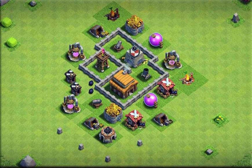 anti 3 stars level 3 village design