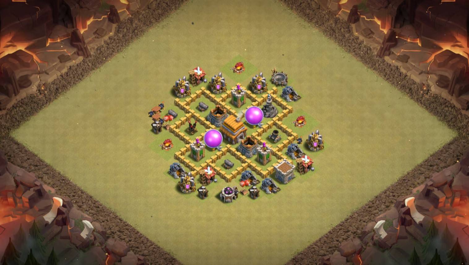 best farming base design for town hall 5 with link