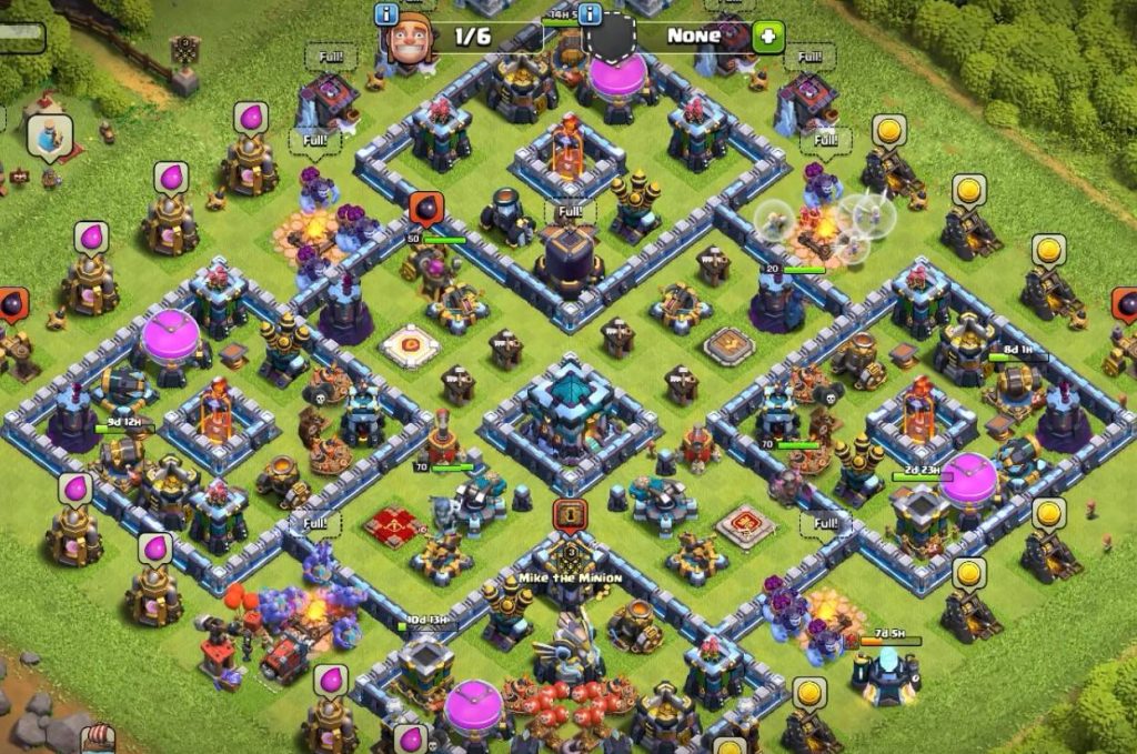 best farming base for th13 with link