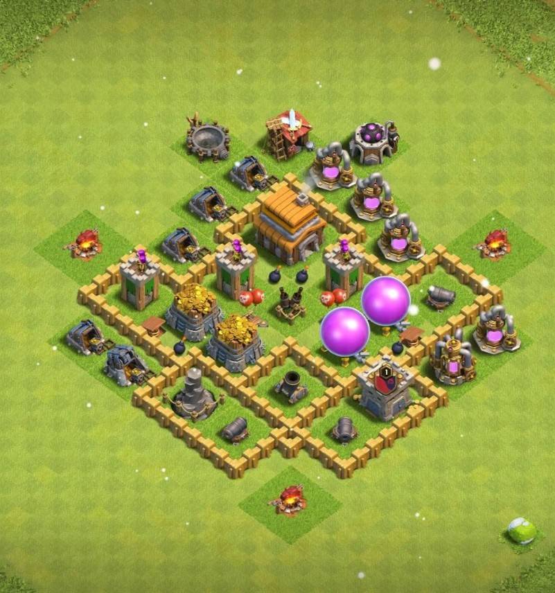 best farming base for th5 with link