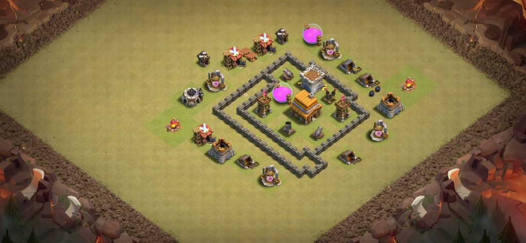 best th4 war base link