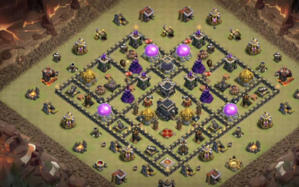 best th9 war base with copy link