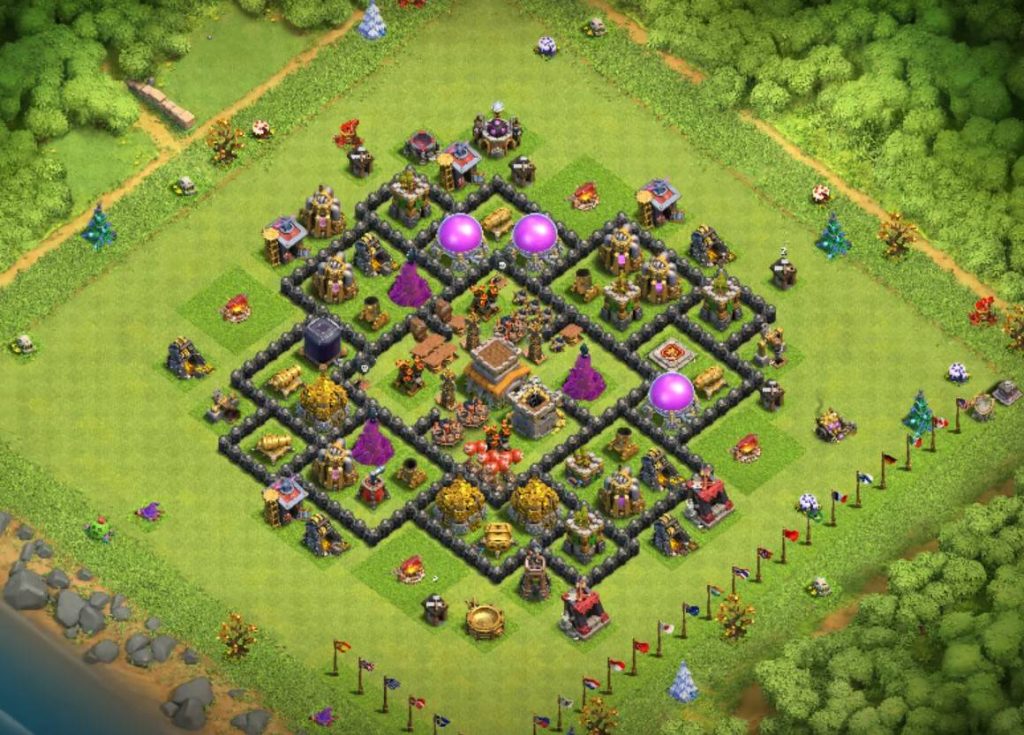 best town hall 8 trophy base layout copy link