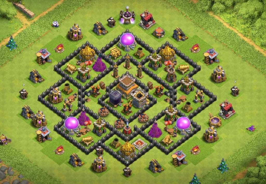 best town hall 8 trophy base link anti everything