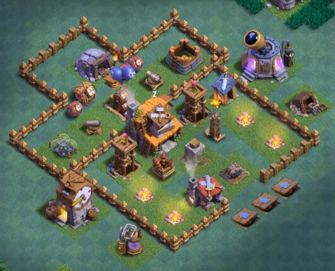 bh4 base clash of clans