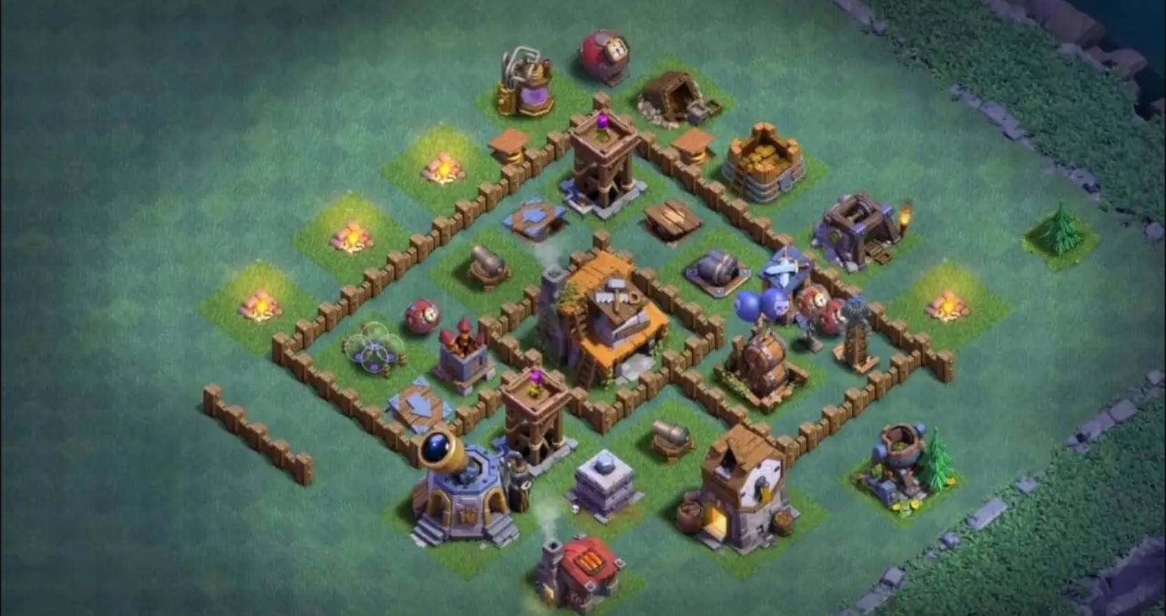 builder hall 4 base anti 1 star