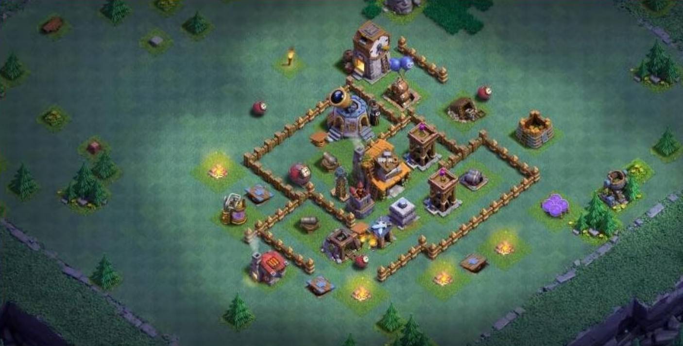 builder hall 4 base undefeated