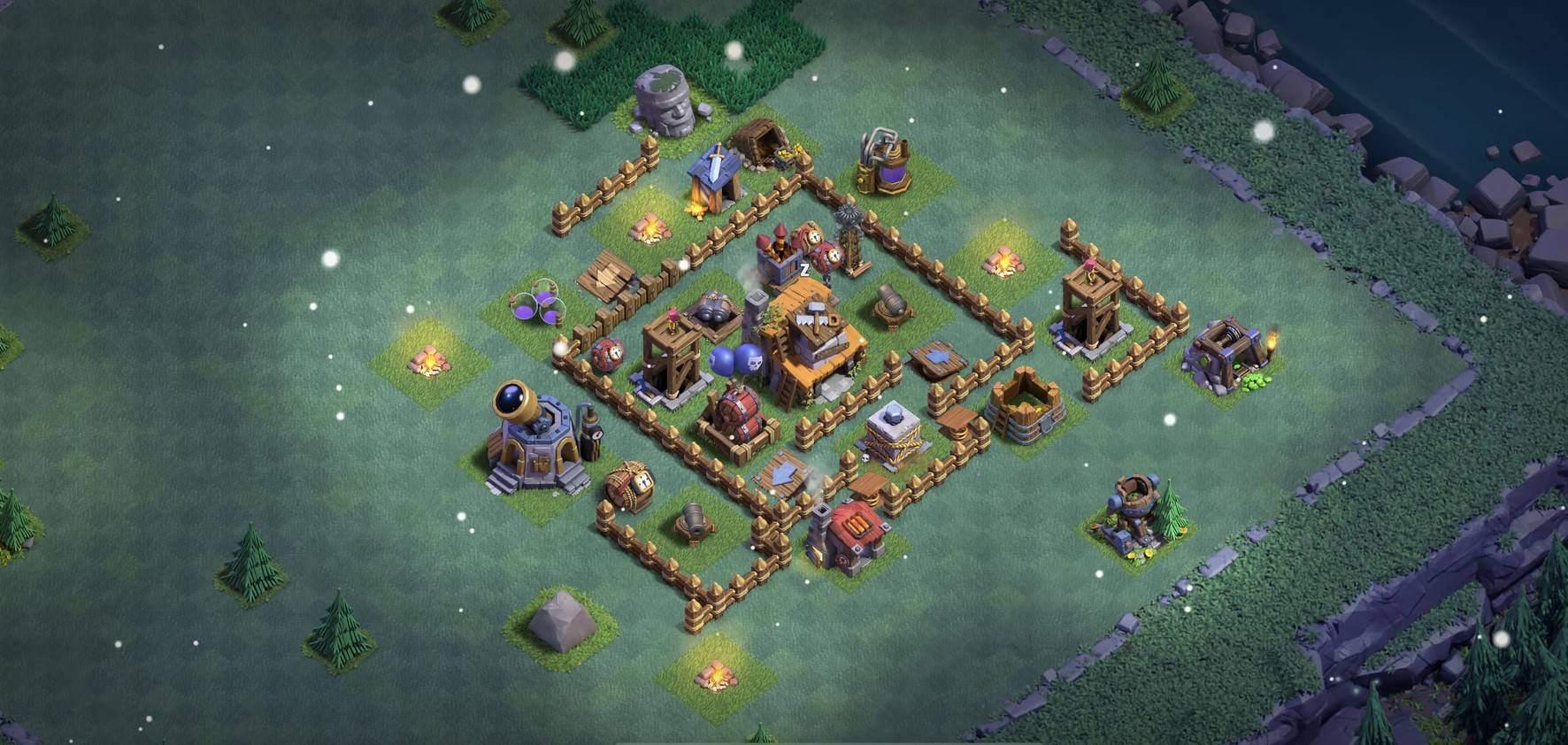 clash of clans bh4 base anti everything