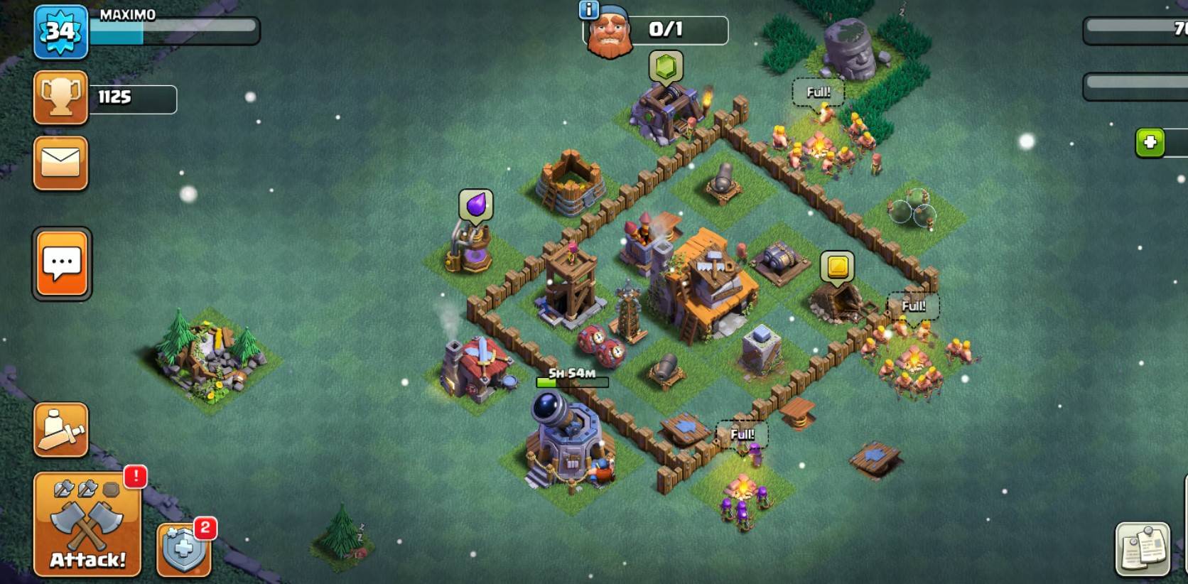 clash of clans bh4 base hybrid