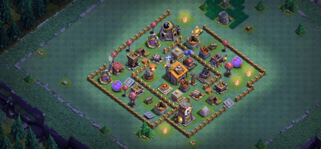 clash of clans good bh6 base layout link