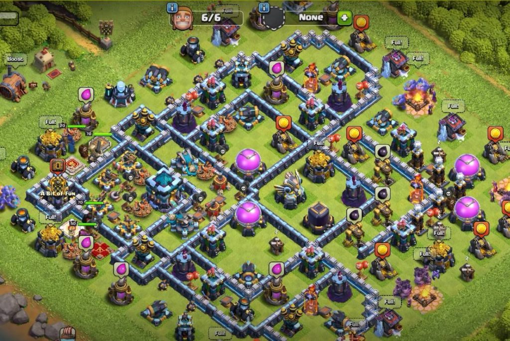 clash of clans loot protection th13 defense base hd pic