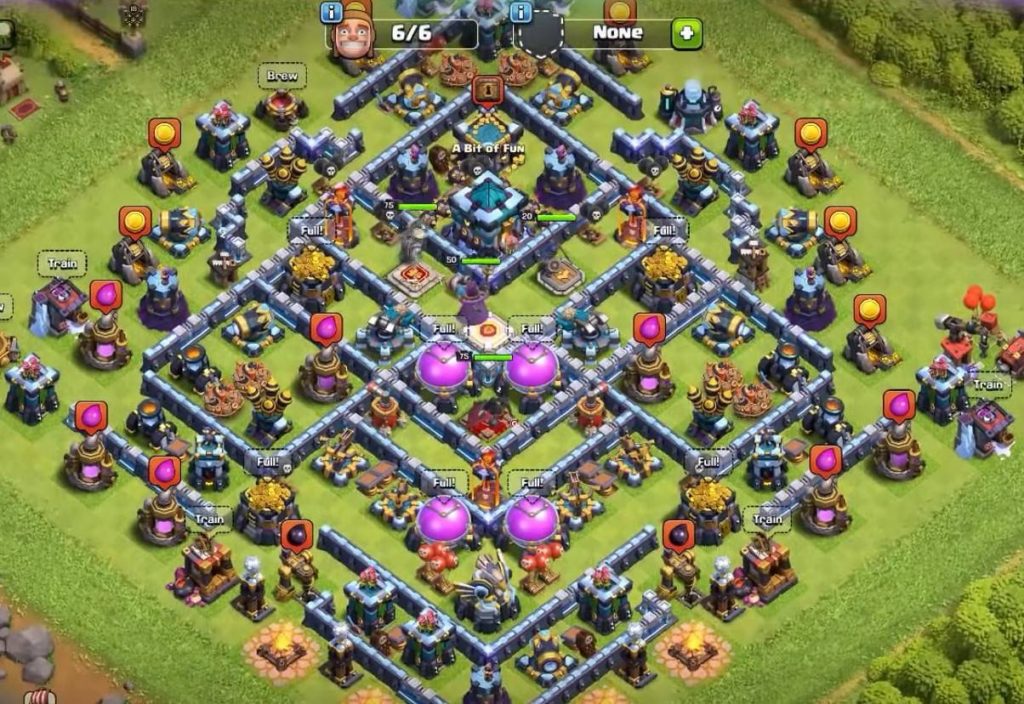 clash of clans th13 farming base