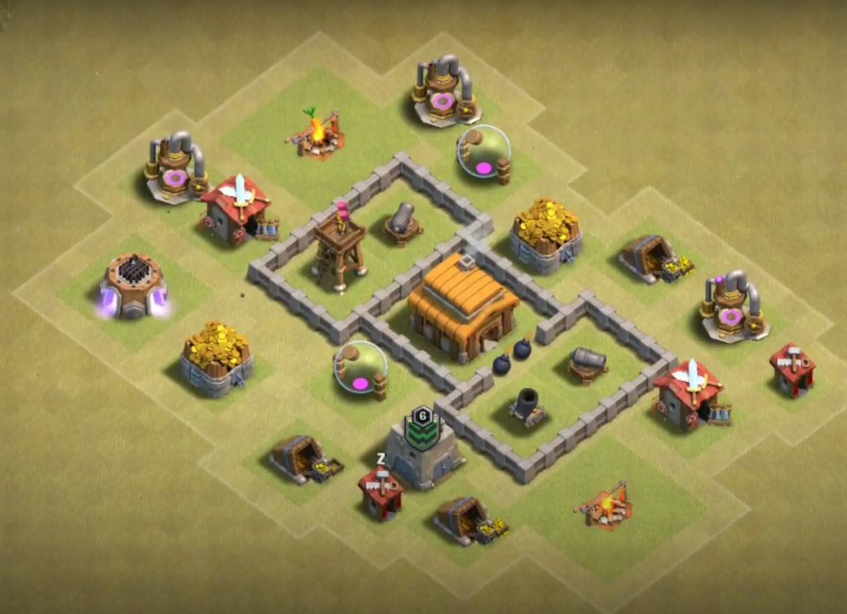 clash of clans th3 base link