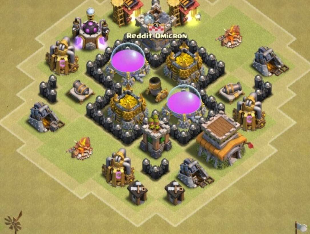 clash of clans th3 base reddit