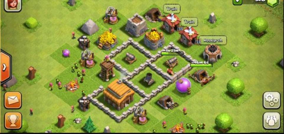 clash of clans th3 layout copy link