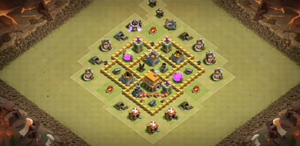 clash of clans th5 farming base