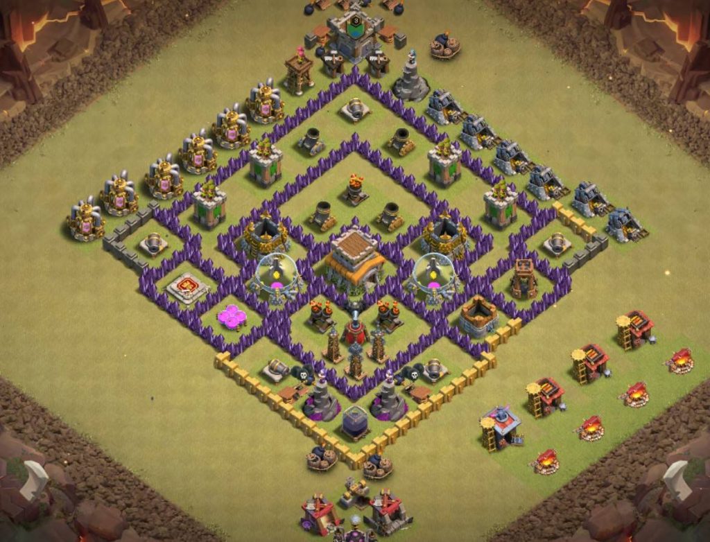 clash of clans th8 trophy base link