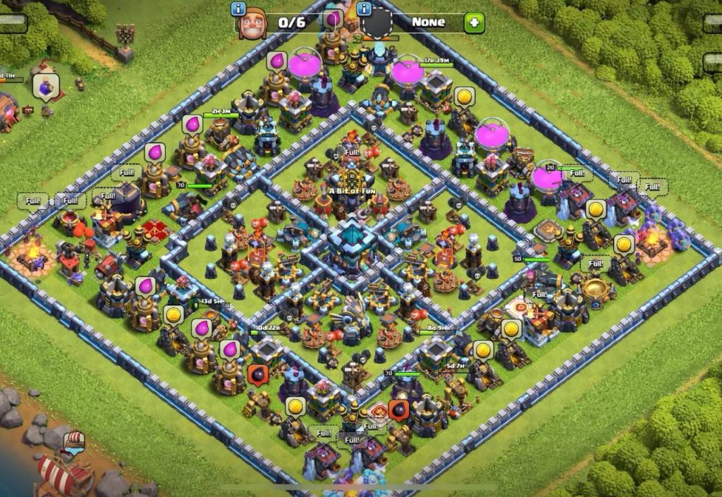 clash of clans town hall 13 farming base layout