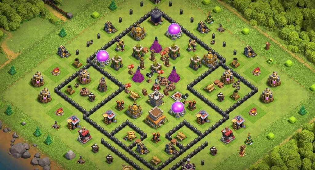 clash of clans trophy town hall 8 base layout link