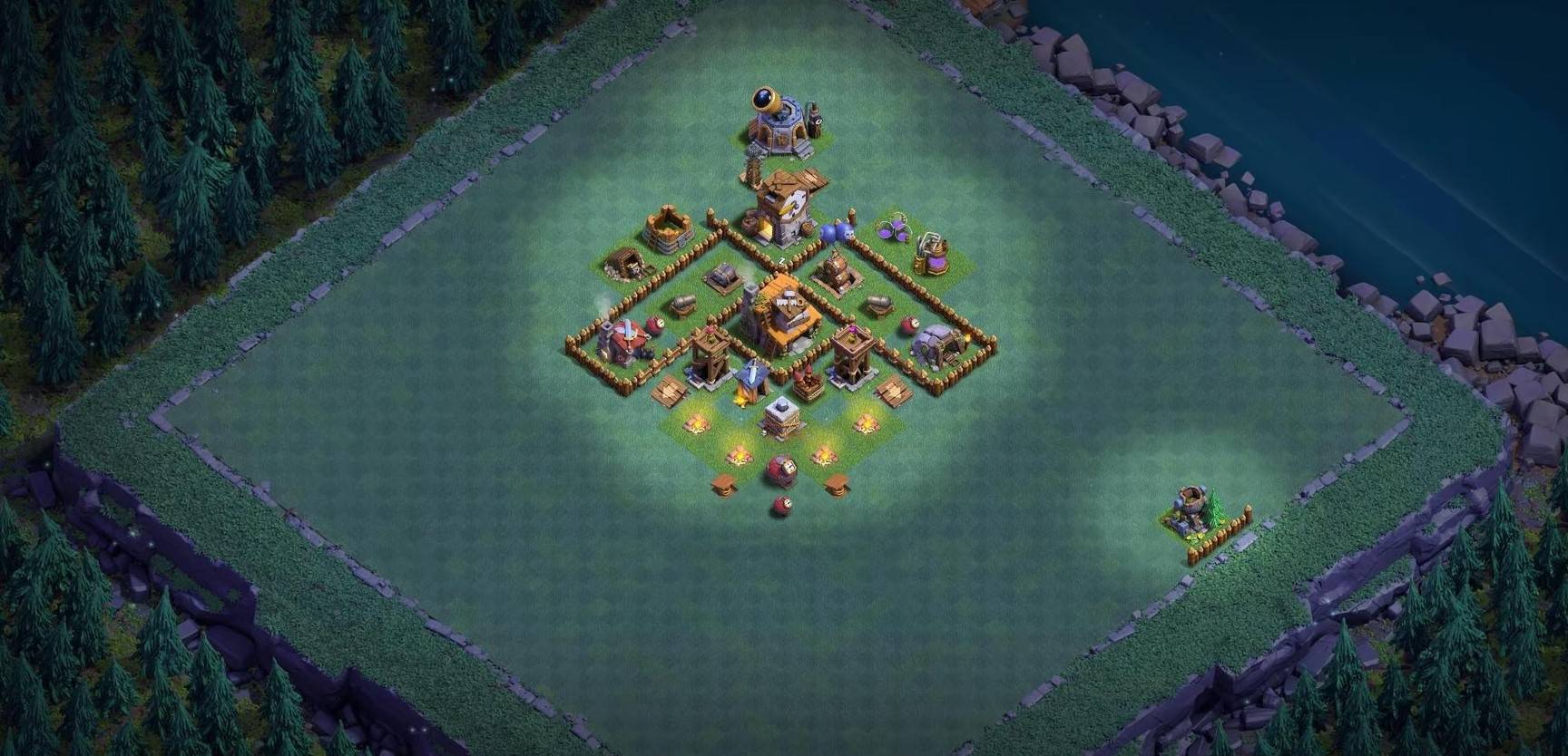 coc level 4 clan league layout link