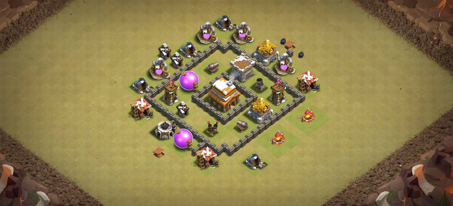 coc th4 hybrid base design