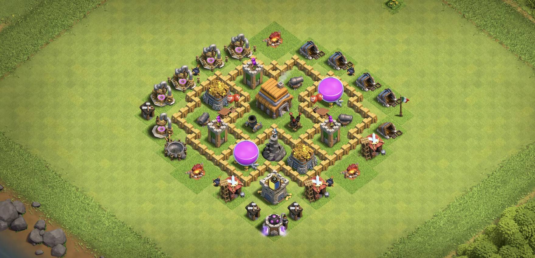 coc th5 hybrid base link