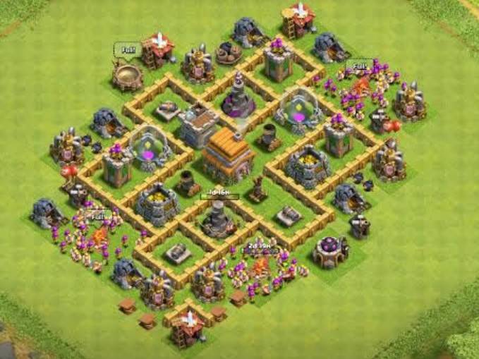 coc th5 village links for clan hybrid league