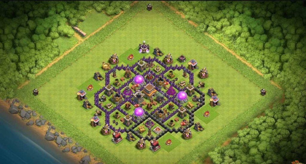 coc th8 trophy base 2023 anti everything
